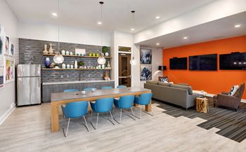 24-Hour clubhouse with coffee bar and wi-fi